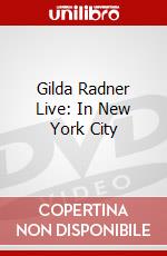 Gilda Radner Live: In New York City dvd