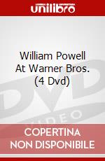 William Powell At Warner Bros. (4 Dvd) dvd