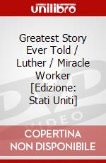 Greatest Story Ever Told / Luther / Miracle Worker [Edizione: Stati Uniti] dvd