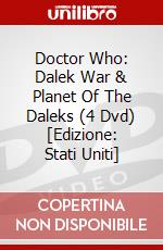 Doctor Who: Dalek War & Planet Of The Daleks (4 Dvd) [Edizione: Stati Uniti] dvd