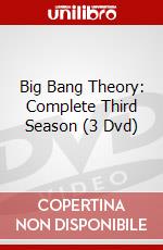 Big Bang Theory: Complete Third Season (3 Dvd) dvd