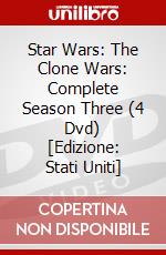 Star Wars: The Clone Wars: Complete Season Three (4 Dvd) [Edizione: Stati Uniti] dvd