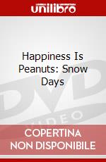 Happiness Is Peanuts: Snow Days dvd