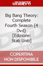 Big Bang Theory: Complete Fourth Season (4 Dvd) [Edizione: Stati Uniti] dvd