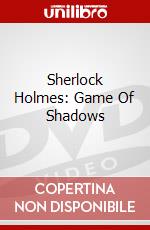 Sherlock Holmes: Game Of Shadows dvd