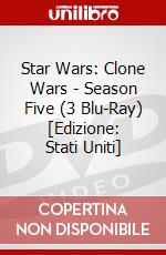 Star Wars: Clone Wars - Season Five (3 Blu-Ray) [Edizione: Stati Uniti] dvd