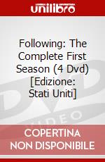 Following: The Complete First Season (4 Dvd) [Edizione: Stati Uniti] dvd