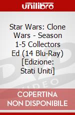 Star Wars: Clone Wars - Season 1-5 Collectors Ed (14 Blu-Ray) [Edizione: Stati Uniti] dvd