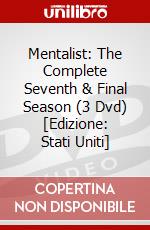 Mentalist: The Complete Seventh & Final Season (3 Dvd) [Edizione: Stati Uniti] dvd
