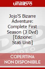 Jojo'S Bizarre Adventure: Complete First Season (3 Dvd) [Edizione: Stati Uniti] dvd