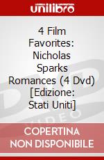 4 Film Favorites: Nicholas Sparks Romances (4 Dvd) [Edizione: Stati Uniti] dvd