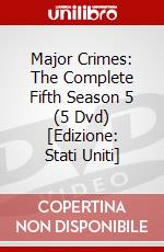 Major Crimes: The Complete Fifth Season 5 (5 Dvd) [Edizione: Stati Uniti] dvd