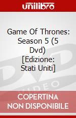 Game Of Thrones: Season 5 (5 Dvd) [Edizione: Stati Uniti] dvd