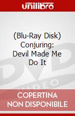 (Blu-Ray Disk) Conjuring: Devil Made Me Do It brd