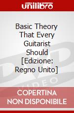 Basic Theory That Every Guitarist Should [Edizione: Regno Unito] dvd