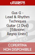 Gus G - Lead & Rhythm Techniques Guitar (2 Dvd) [Edizione: Regno Unito] dvd