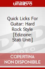 Quick Licks For Guitar: Hard Rock Style [Edizione: Stati Uniti] dvd