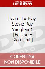 Learn To Play Stevie Ray Vaughan 1 [Edizione: Stati Uniti] dvd