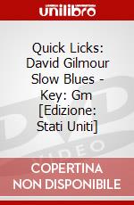 Quick Licks: David Gilmour Slow Blues - Key: Gm [Edizione: Stati Uniti] dvd