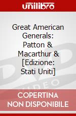 Great American Generals: Patton & Macarthur & [Edizione: Stati Uniti] dvd