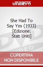 She Had To Say Yes (1933) [Edizione: Stati Uniti] dvd