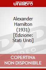 Alexander Hamilton (1931) [Edizione: Stati Uniti] dvd