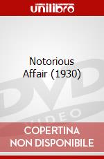 Notorious Affair (1930) dvd