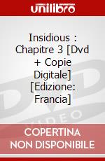 Insidious : Chapitre 3 [Dvd + Copie Digitale] [Edizione: Francia] dvd