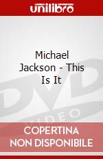 Michael Jackson - This Is It dvd