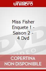 Miss Fisher Enquete ! - Saison 2 - 4 Dvd dvd