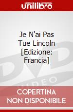 Je N'ai Pas Tue Lincoln [Edizione: Francia] dvd