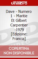Dave - Numero 1 - Maritie Et Gilbert Carpentier -1979 [Edizione: Francia] dvd