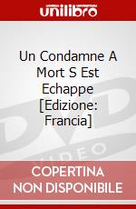 Un Condamne A Mort S Est Echappe [Edizione: Francia] film in dvd