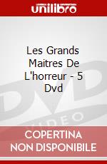 Les Grands Maitres De L'horreur - 5 Dvd dvd
