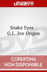 Snake Eyes : G.I. Joe Origins dvd