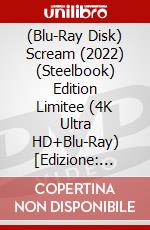 (Blu-Ray Disk) Scream (2022) (Steelbook) Edition Limitee (4K Ultra HD+Blu-Ray) [Edizione: Francia] brd