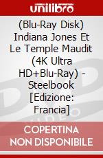 (Blu-Ray Disk) Indiana Jones Et Le Temple Maudit (4K Ultra HD+Blu-Ray) - Steelbook [Edizione: Francia] brd