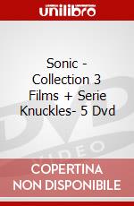 Sonic - Collection 3 Films + Serie Knuckles- 5 Dvd dvd
