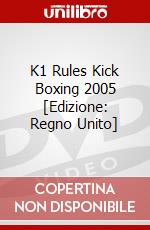 K1 Rules Kick Boxing 2005 [Edizione: Regno Unito] dvd