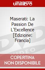 Maserati: La Passion De L'Excellence [Edizione: Francia] dvd