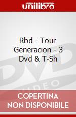 Rbd - Tour Generacion - 3 Dvd & T-Sh dvd