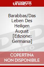 Barabbas/Das Leben Des Heiligen August [Edizione: Germania] dvd