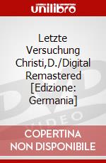 Letzte Versuchung Christi,D./Digital Remastered [Edizione: Germania] dvd
