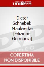 Dieter Schnebel: Maulwerke [Edizione: Germania] dvd