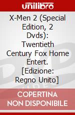 X-Men 2 (Special Edition, 2 Dvds): Twentieth Century Fox Home Entert. [Edizione: Regno Unito] dvd