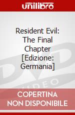 Resident Evil: The Final Chapter [Edizione: Germania] dvd