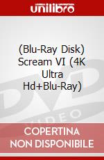 (Blu-Ray Disk) Scream VI (4K Ultra Hd+Blu-Ray) film in dvd di Matt Bettinelli-Olpin,Tyler Gillett