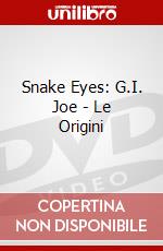 Snake Eyes: G.I. Joe - Le Origini dvd