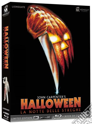 (Blu-Ray Disk) Halloween - La Notte Delle Streghe (4K Ultra Hd+Blu-Ray+Booklet) film in dvd di John Carpenter