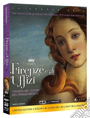 (Blu-Ray Disk) Firenze E Gli Uffizi (4K Ultra Hd+Blu-Ray+Booklet) film in dvd
